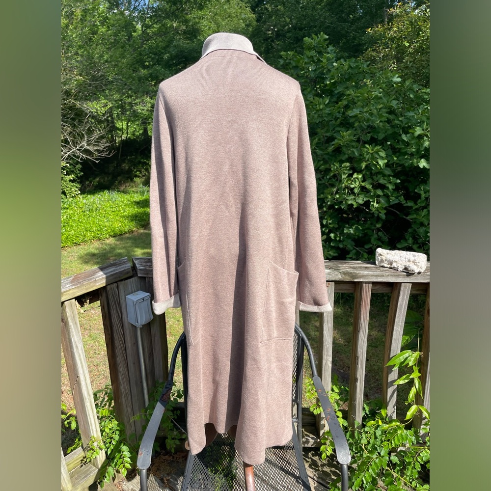 Pink Martini long sweater jacket duster size extra small - Picture 4 of 6